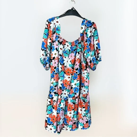 Floral summer multicoloured dress papaya size 16 new summer pattern la… - Picture 3 of 7
